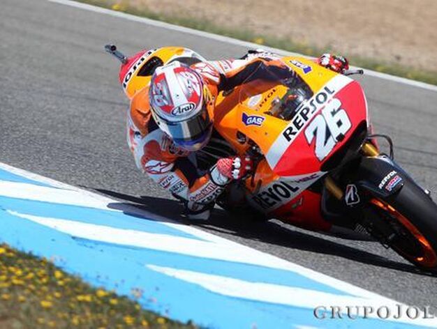 Entrenamientos de clasificaci&oacute;n de Moto GP.

Foto: Manuel Aranda