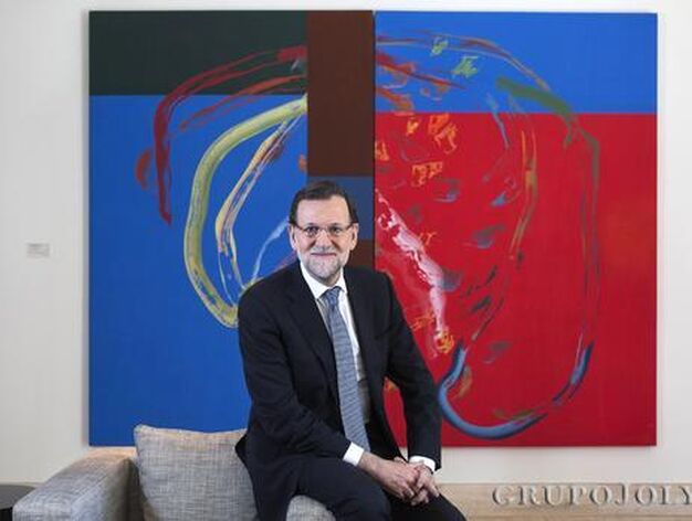 Las im&aacute;genes de la entrevista a Mariano Rajoy en la Moncloa