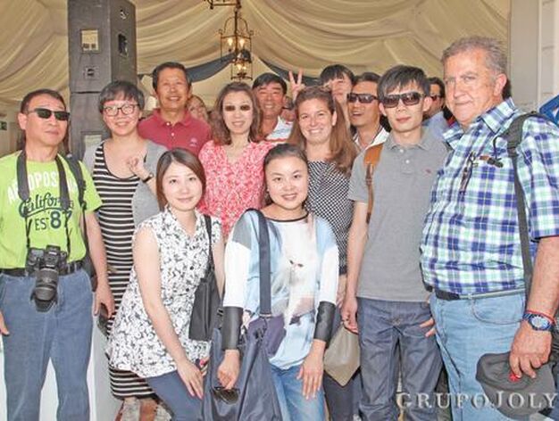 rofesionales chinos participantes en un &lsquo;fan trip&rsquo; organizado por el Patronato Provincial de Turismo de C&aacute;diz. 

Foto: Vanesa Lobo