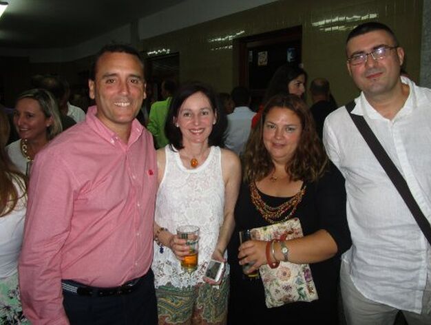 David Do&ntilde;a, Inma Galv&iacute;n, Silvia Borrego y Juan Carlos Romero.

Foto: Ignacio Casas de Ciria