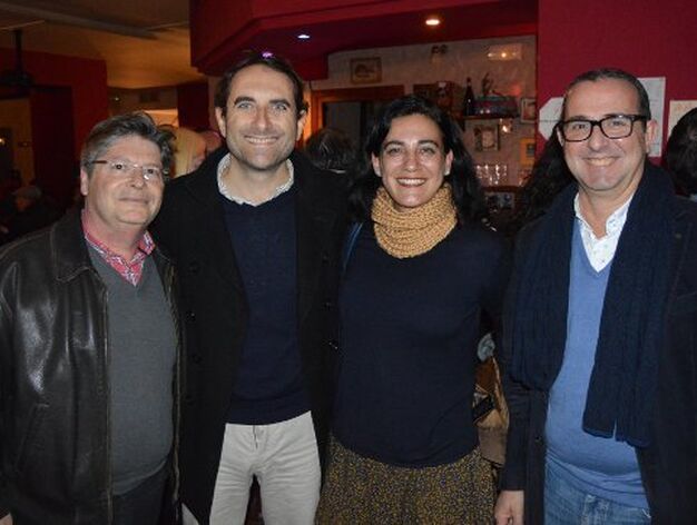 Juan Antonio Bernal, Jos&eacute; David S&aacute;nchez, Yolanda Vallejo y Alberto Romero.

Foto: Ignacio Casas de Ciria