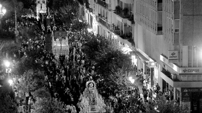 Imagen de la última magna mariana, celebrada en 2005, por Canalejas.