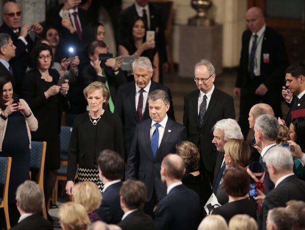 La ceremonia de entrega de los premios Nobel