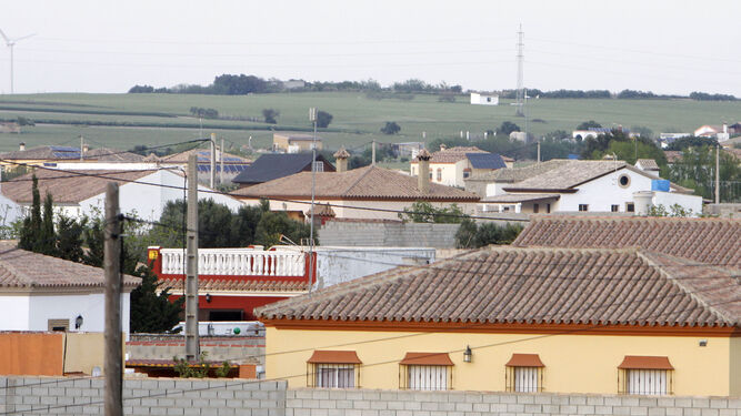 Vista de un conjunto de viviendas sin regularizar de la zona de El Marquesado.