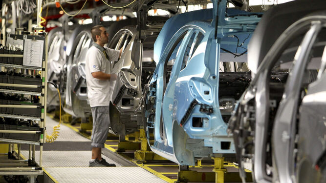 Imagen de archivo de la fábrica de Figueruelas, en Zaragoza, fabricante en España de la marca Opel.