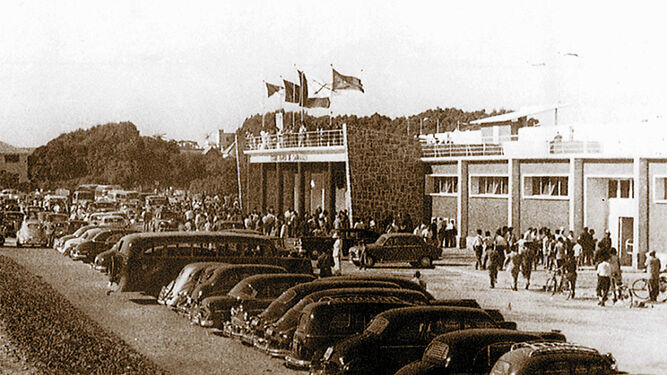 La inauguración del Ramón de Carranza,  el 2 de septiembre de 1955.
