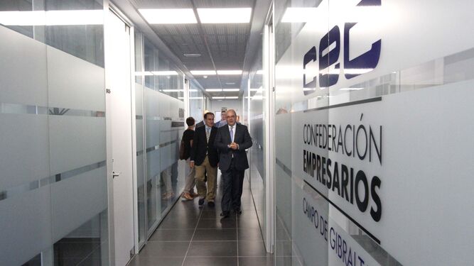 Imagen de la nueva sede de la Confederación de Empresarios de Cádiz en el Campo de Gibraltar, inaugurada en 2016.