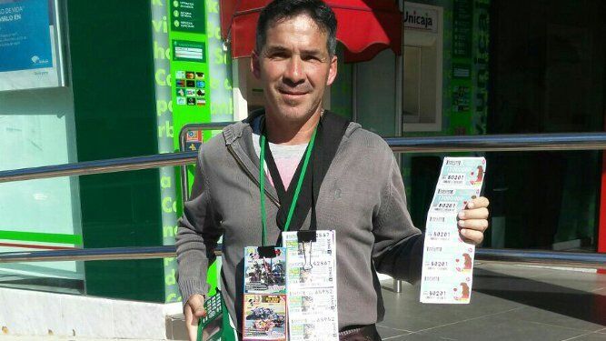 Rafael Fernández, el cuponero que ha vendido los cupones premiados