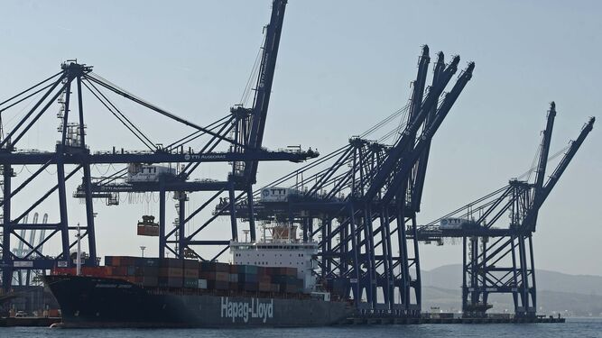 Imagen del puerto de Algeciras.