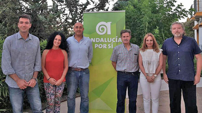 Dirigentes de la formación andaluza apoyan a los miembros de la gestora.