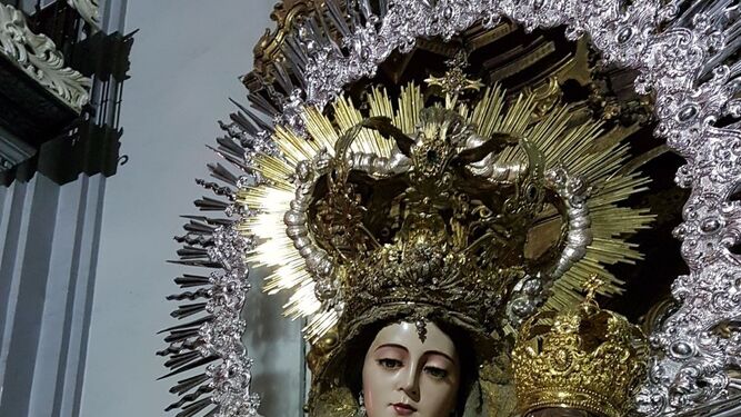 La Virgen del Carmen.