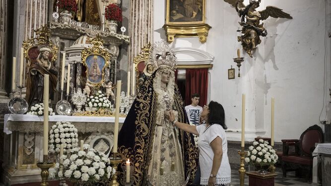 La Virgen de las Angustias de Ecce-Homo, en San Pablo.
