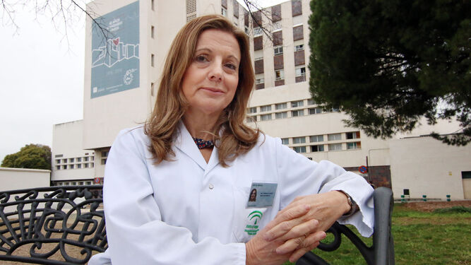 Marina Álvarez cuando era directora del Hospital Reina Sofía de Córdoba.