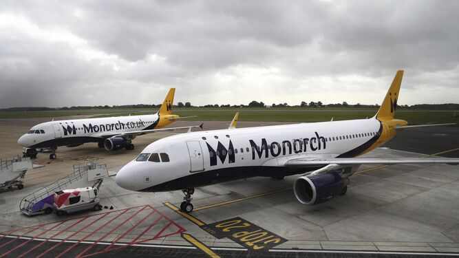 Aviones de la flota de Monarch Airlines