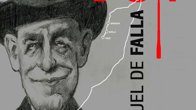 Detalle del cartel del Festival Manuel de Falla 70 años.