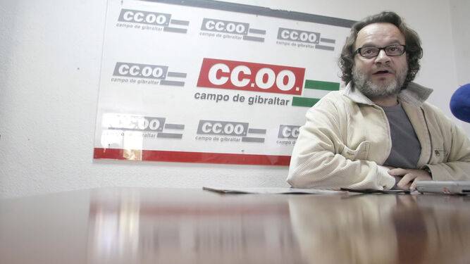 Sebastián Alcón, secretario general del Sindicato Provincial de Enseñanza de CCOO.