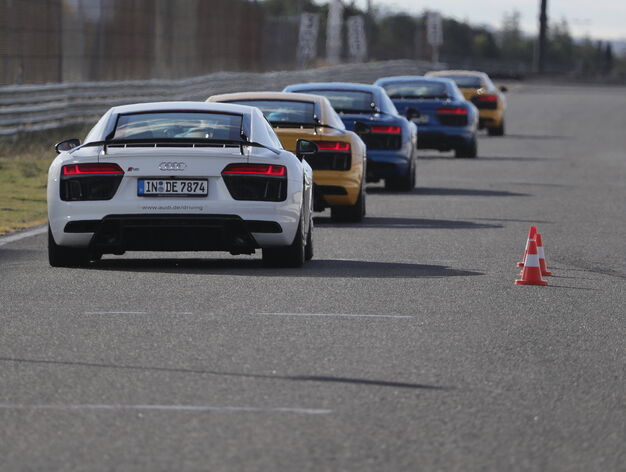 El curso de conducci&oacute;n 'Sportscar' del Audi Driving Experience desde dentro
