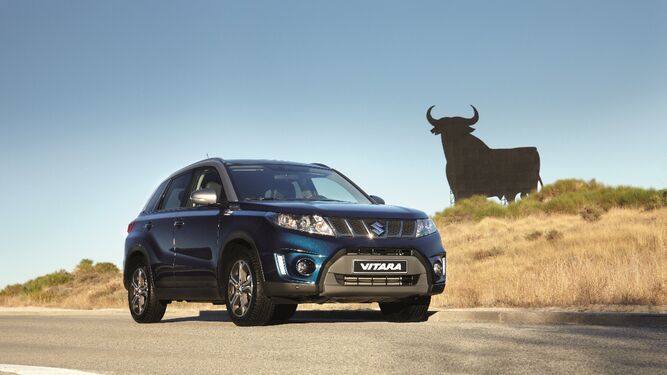 Este nuevo Suzuki Vitara tendrá elementos propios de la marca Toro, de Osborne.