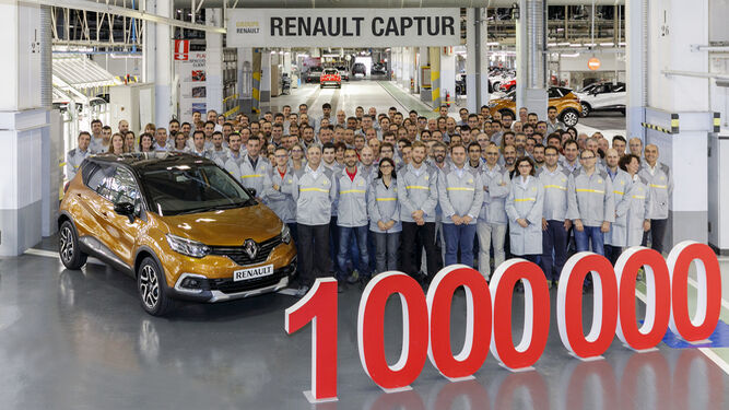 Renault ha producido un millón de Captur en Valladolid en 4 años.