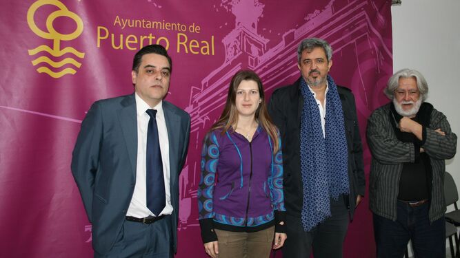 Juan Carlos Morán, Mayte Sánchez, José María Tinajero y Juan Manuel Barrios.