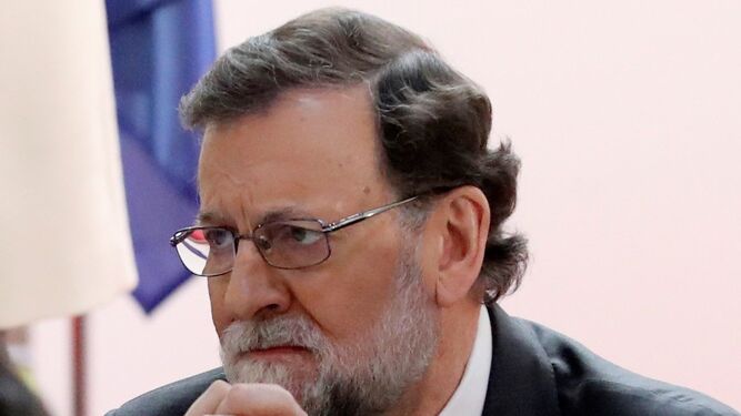 Mariano Rajoy, ayer, en Madrid