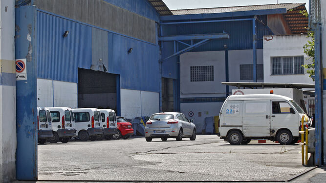 Instalaciones de la actual concesionaria del servicio de limpieza de la ciudad en la Zona Franca.