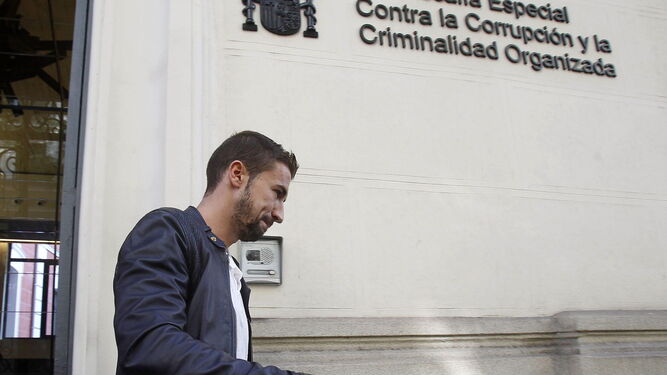 Gabi, tras declarar por el presunto amaño en el Zaragoza-Levante