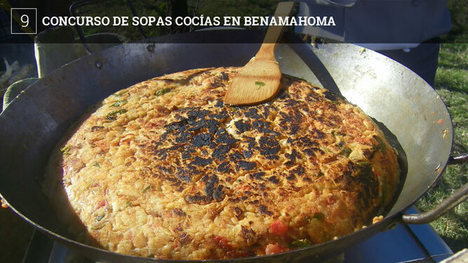 Benamahoma celebra el s&aacute;bado su concurso de sopas coc&iacute;as, un plato singular de la localidad y que es una especie de ajo caliente pero muy denso, tanto que se convierte en casi una tortilla.