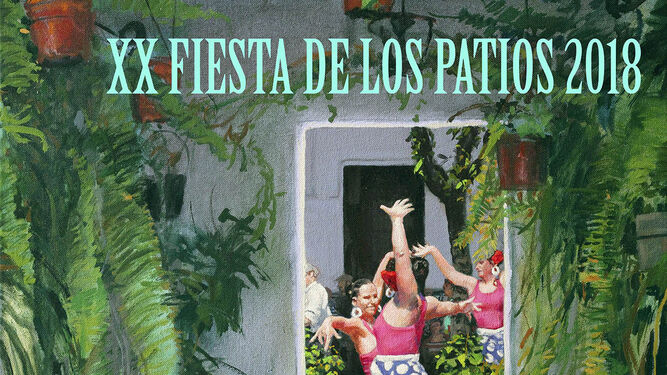 Una imagen del cartel anunciador de la Fiesta de los Patios.
