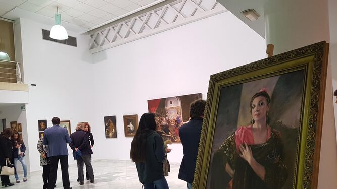 La muestra pictórica del artista portuense Manuel Torrent, en el Centro Cultura Alfonso X El Sabio.