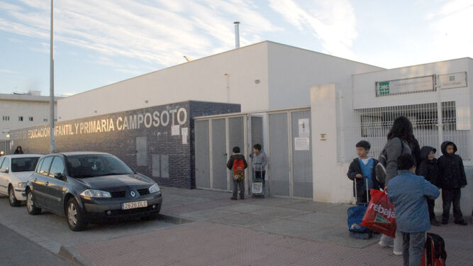El colegio Camposoto, uno de los que se incluye en el convenio que se firmará con Educación.