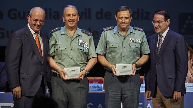Javier Sánchez Rojas, Jesús Núñez, Alfonso Rodríguez y Javier González de Lara