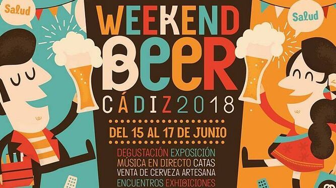 Cartel de la Weekend Beer Cádiz 2018.