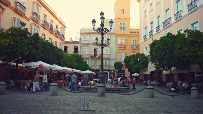 La Plaza de San Francisco de Cádiz.