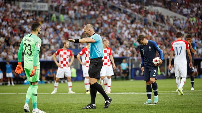 El Francia-Croacia de la final del Mundial de Rusia, en im&aacute;genes