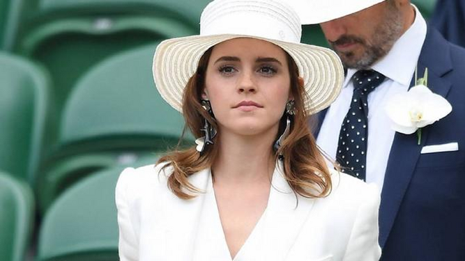 El radiante aspecto de Emma Waston en Wimbledon