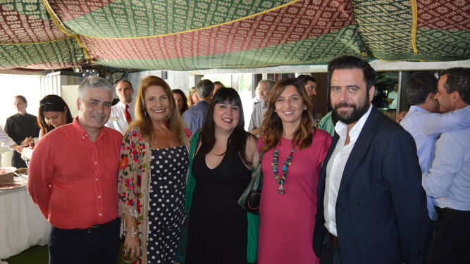 Vicente Sánchez, Josefa Díaz, Laura Jiménez, Victoria Rodríguez y Fran González.