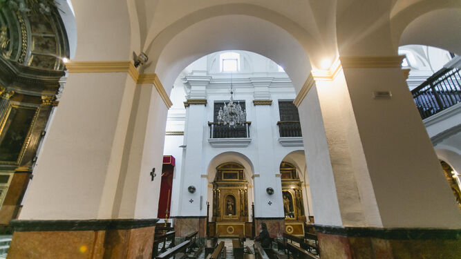Imagen de archivo del interior de la iglesia de San Agustín.