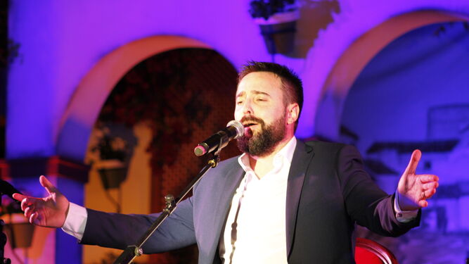El cantaor Jesús Márquez, ganador del Concurso de Cante por Peteneras.