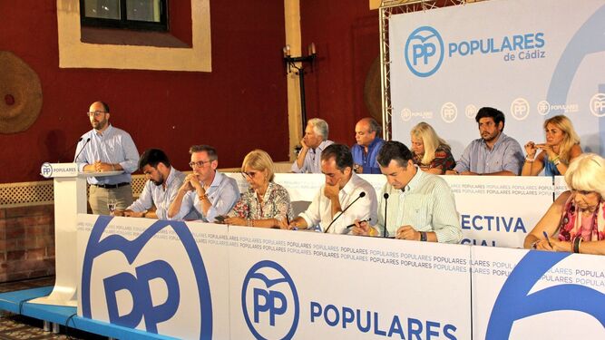 Una imagen del comité provincial del Partido Popular celebrado en El Cortijo.