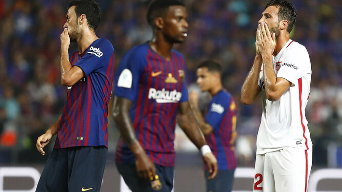 Las im&aacute;genes del Sevilla-Barcelona de la Supercopa