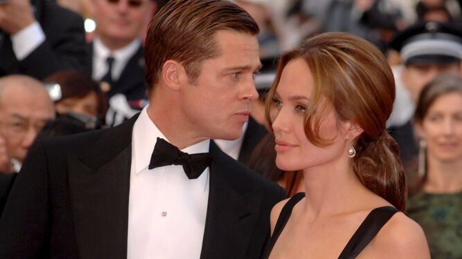 Pitt y Jolie, hace unos años, cuando eran pareja.