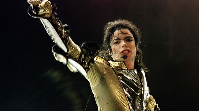 Michael Jackson, en uno de sus últimos conciertos.