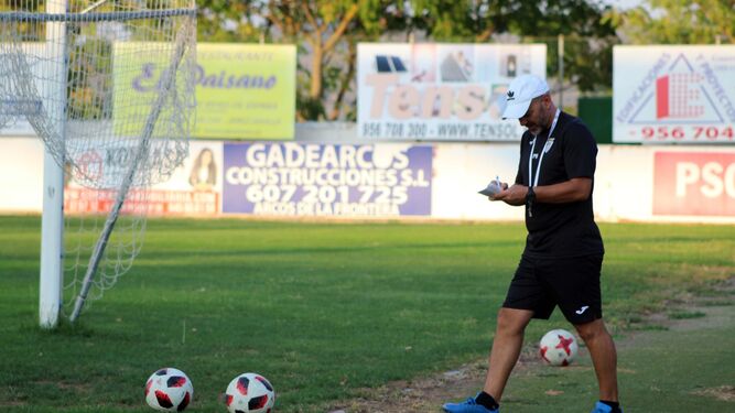 Pepe Bermúdez, entrenador del cuadro arcense.