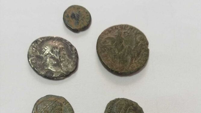 Aspecto que presentan las monedas donadas al museo asidonense.