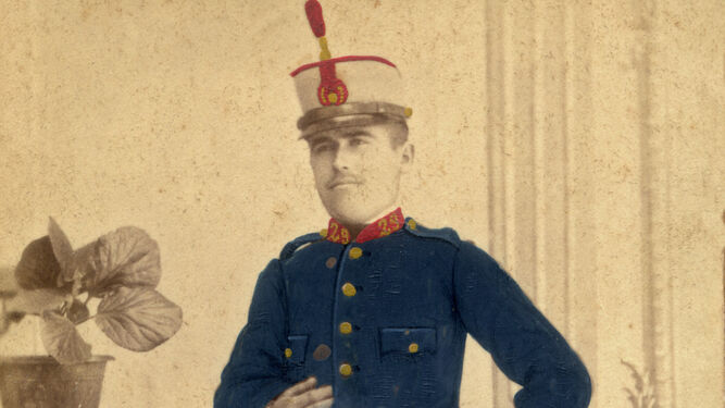 Una imagen de Miguel Borrego Chacón, que batalló en Cuba.
