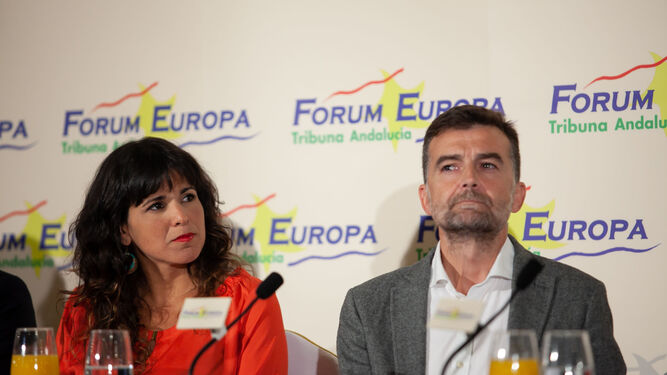 Teresa Rodríguez y Antonio Maíllo, líderes de Adelante Andalucía.