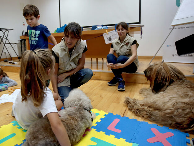 taller de escritura  con perros "El perro Leo"