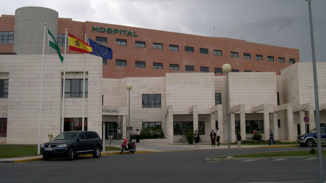 Entrada al Hospital Comarcal de Antequera