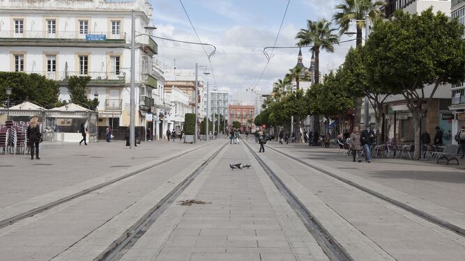 La calle Real de San Fernando, en pleno centro de la ciudad.